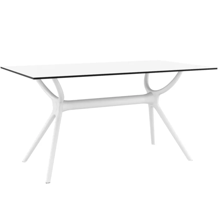 Air Table rectangulaire en stratifié et polypropylène