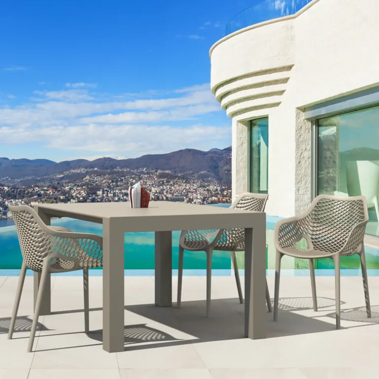 Air XL Fauteuil de jardin moderne ajouré en polypropylène