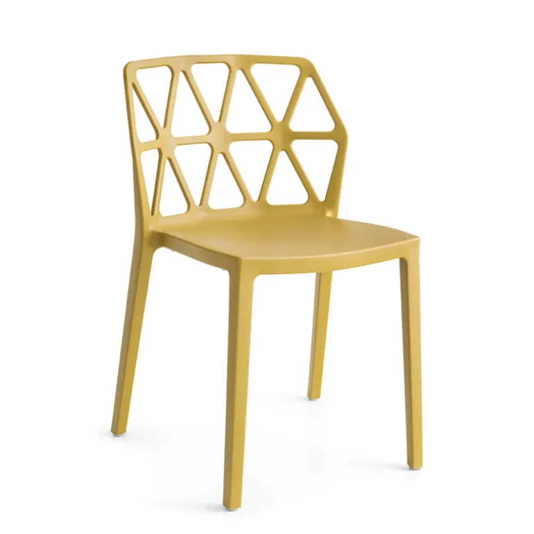 Alchemia Connubia® Chaise de jardin design empilable en polypropylène