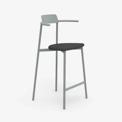 Alice Carrier® Tabouret de bar design en métal made in France
