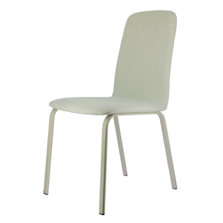 Altea Chaise en tissu et pieds en métal