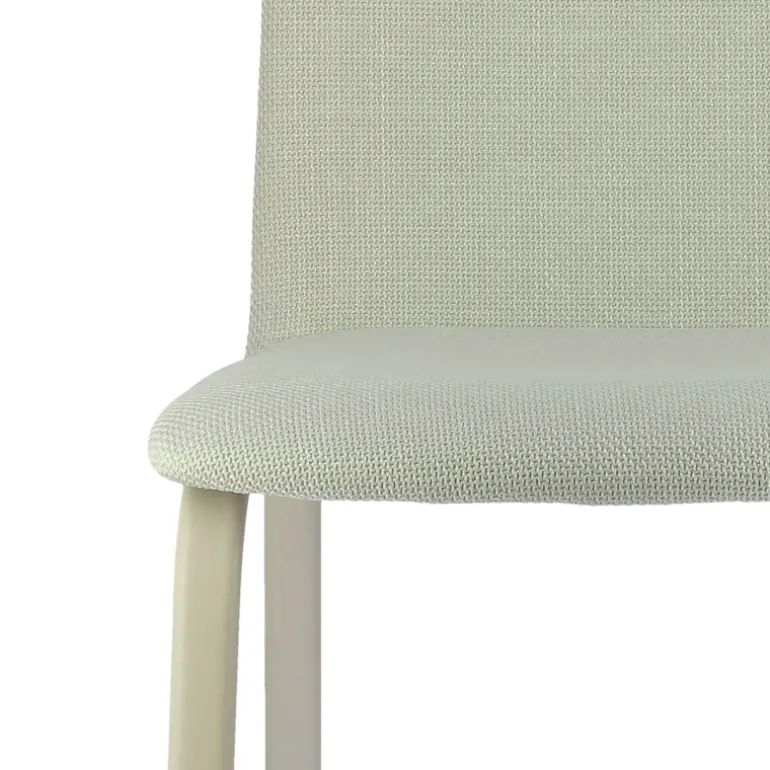 Altea Chaise en tissu et pieds en métal
