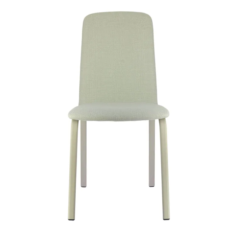 Altea Chaise en tissu et pieds en métal