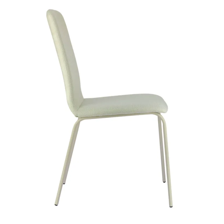 Altea Chaise en tissu et pieds en métal
