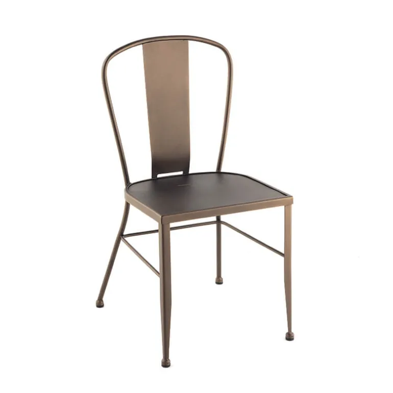 Antic Chaise vintage en métal