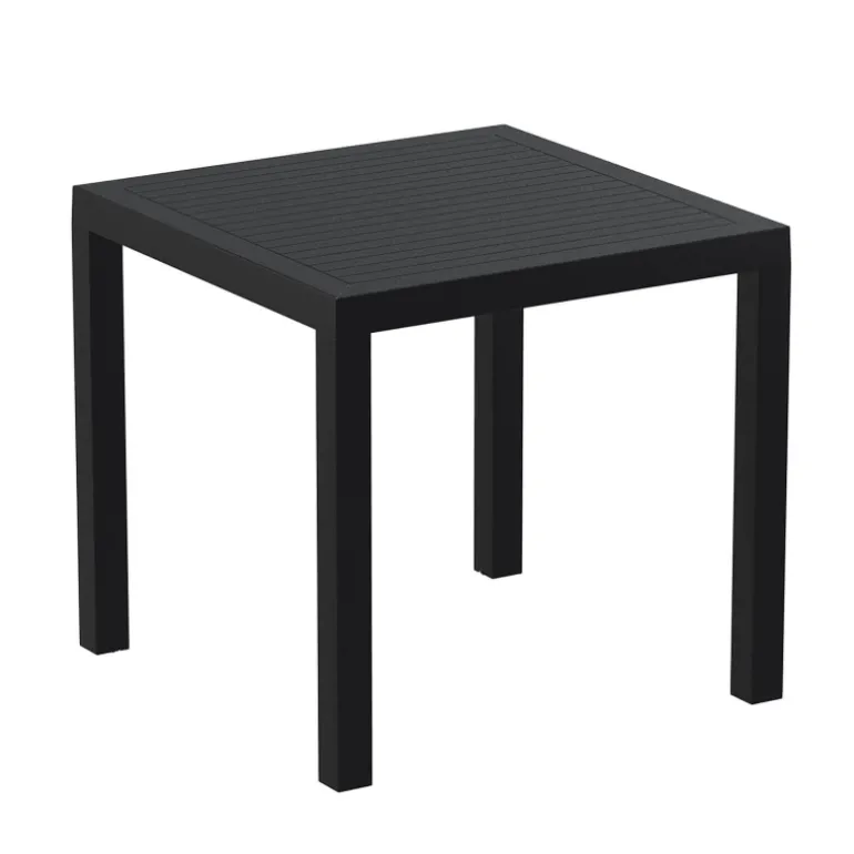 Ares Table de terrasse carrée en résine