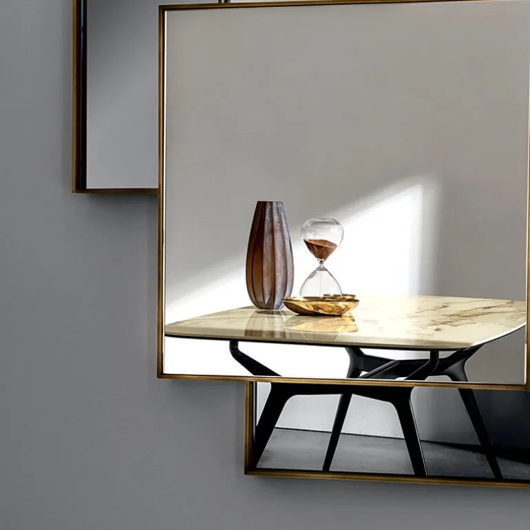 Arkos Sovet® Table de designer italienne carrée bords arrondis en céramique