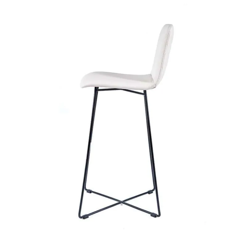 BarPlaza diamant Tabouret de bar design avec pieds filaires en métal