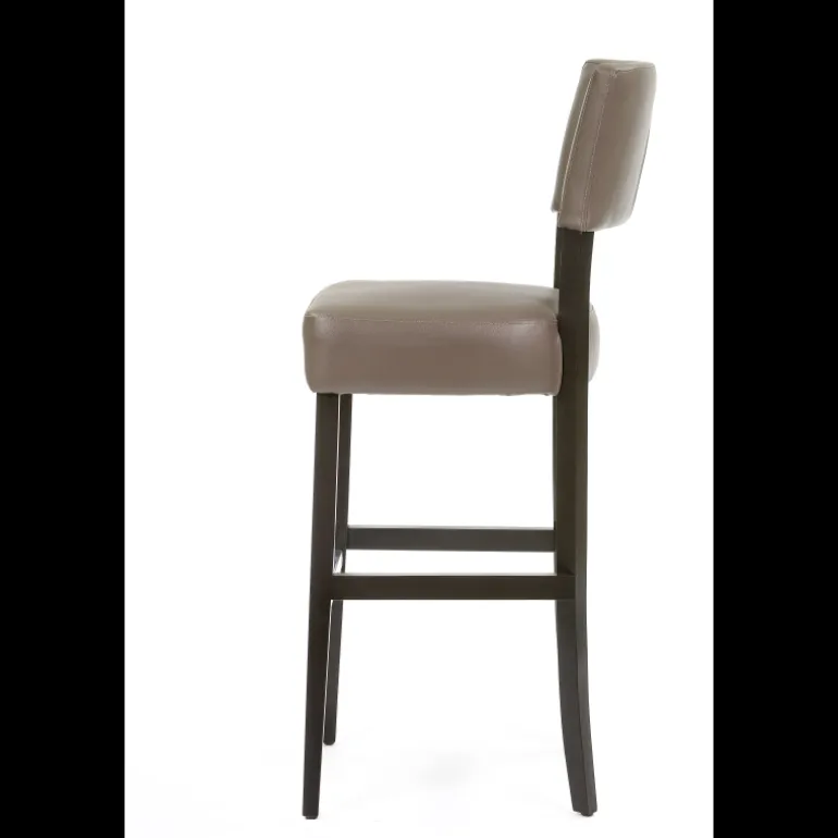 BarSteffi Tabouret de bar en bois et synthétique