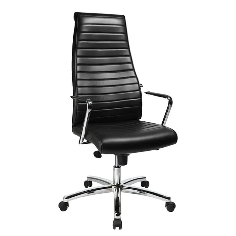 Chairman X Fauteuil de direction réglable en hauteur en cuir