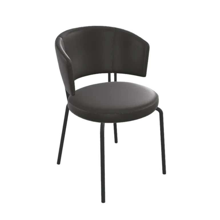Chaise tendance de salle à manger en simili – Aero