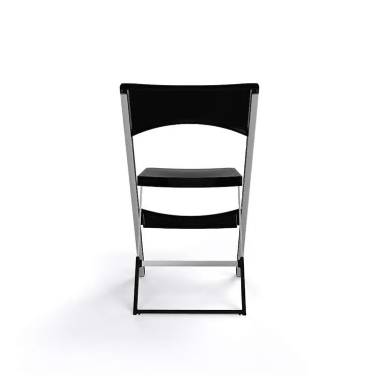 Compact Chaise pliante solide en technopolymère et métal aluminium