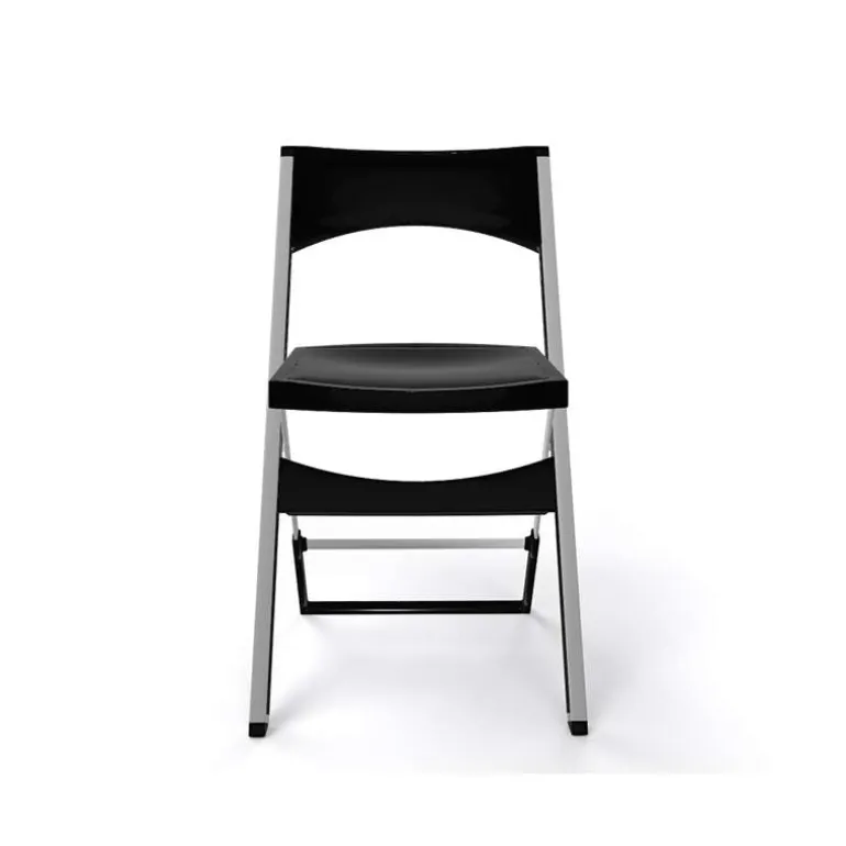 Compact Chaise pliante solide en technopolymère et métal aluminium