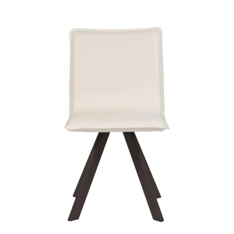 Denia Moblibérica® Chaise moderne en synthétique et métal