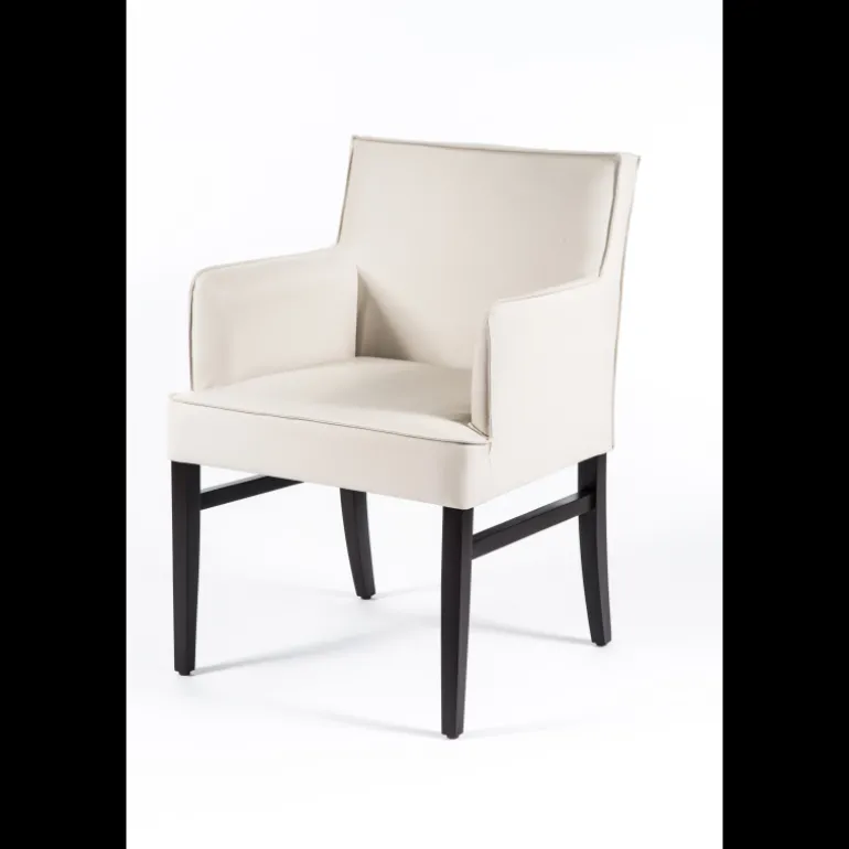 Diem 40 Fauteuil contemporain en synthétique et bois