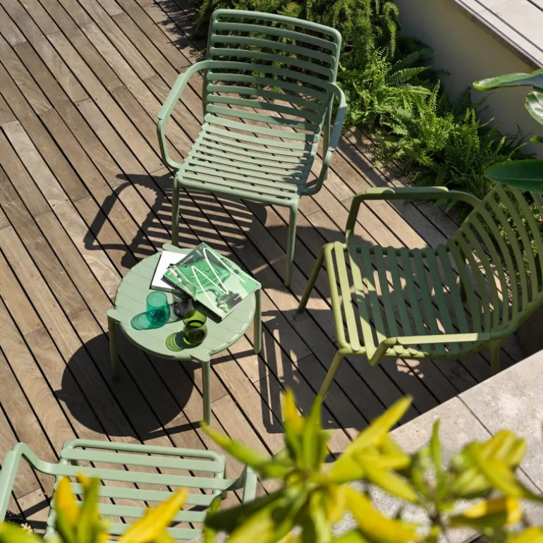 Doga Fauteuil de jardin bas relax design italien