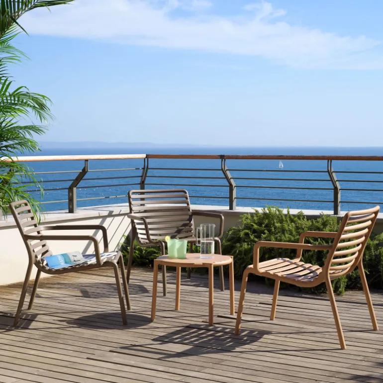Doga Fauteuil de jardin bas relax design italien