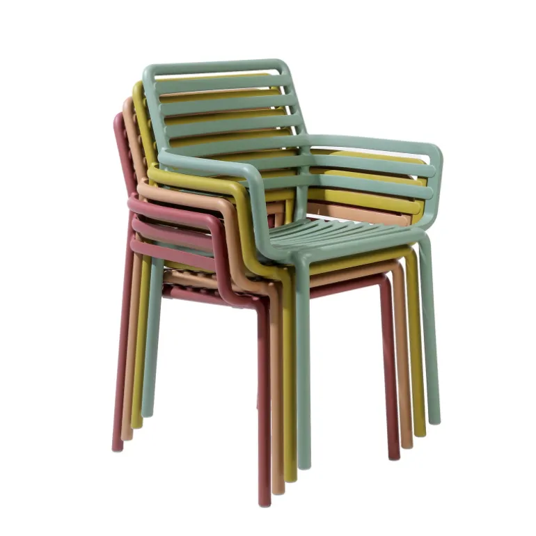 Doga Fauteuil de jardin design empilable fabriqué en Italie