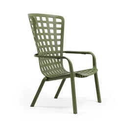 Folio Fauteuil de jardin réglable et empilable en polypropylène design