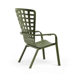 Folio Fauteuil design italien réglable et empilable en polypropylène