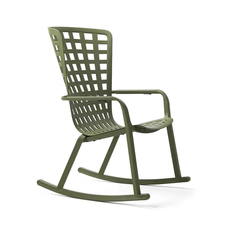Folio Rocking chair design extérieur réglable en polypropylène