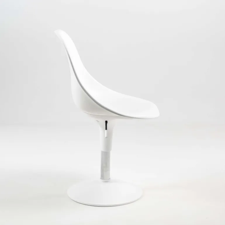 Harmony Chaise réglable en hauteur et pivotante design en technopolymère blanc