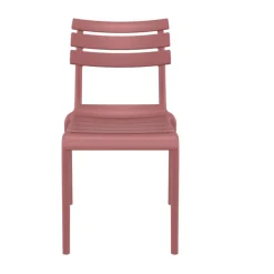 Helen Chaise de jardin moderne empilable en polypropylène
