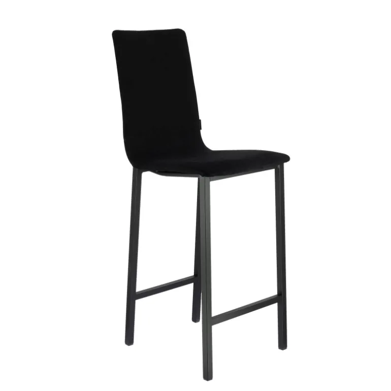 Koko Mobliberica® Tabouret snack en tissu dossier haut