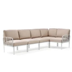 Komodo Canapé modulable d'extérieur 5 places