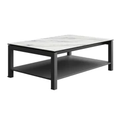 Lakera mini Table basse tendance en dekton et en acier