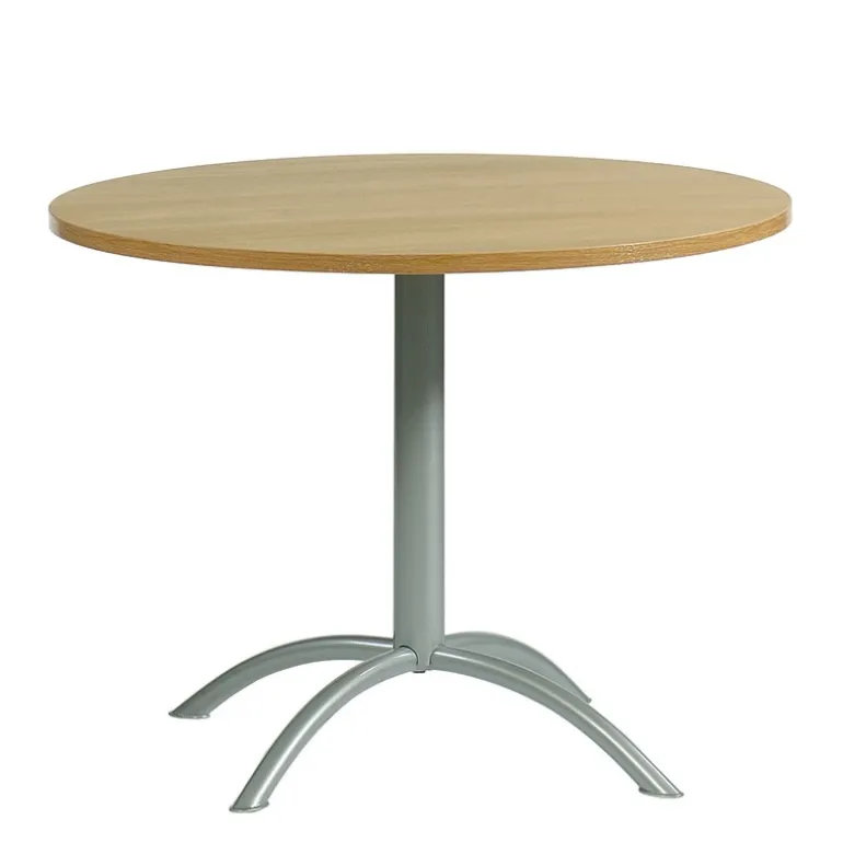 Laser Table ronde de cuisine en stratifié