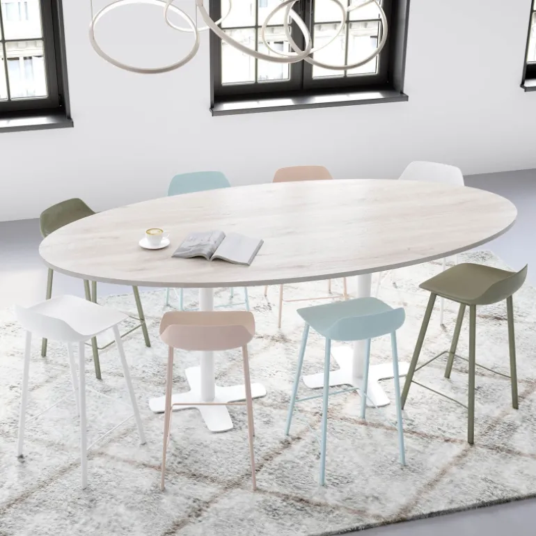 Louis Tabouret snack moderne en polypropylène
