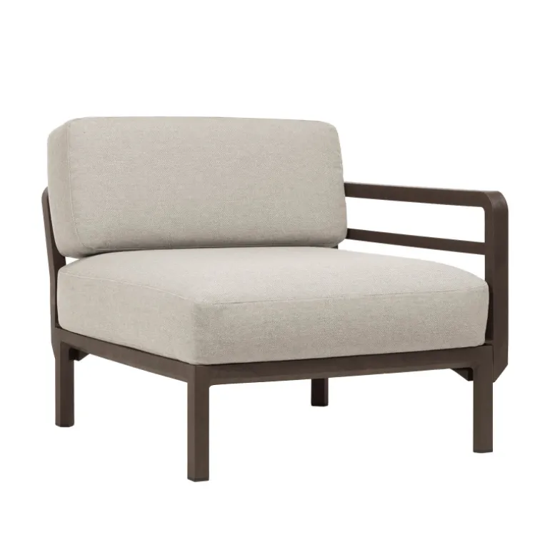 Maximo elemento Fauteuil de jardin équipé d'un accoudoir configurable