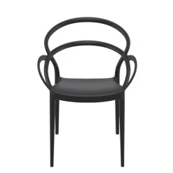 Mila Fauteuil design empilable en polypropylène