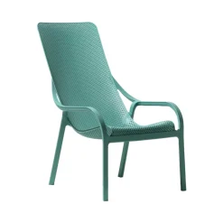 Net Lounge Fauteuil lounge extérieur en polypropylène recyclable empilable