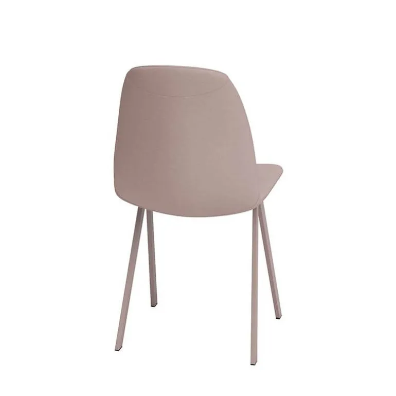 Ona Chaise de salle à manger moderne rembourrée en simili