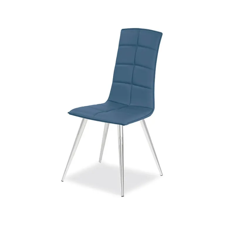 Oregon Chaise matelassée italienne avec pieds en métal