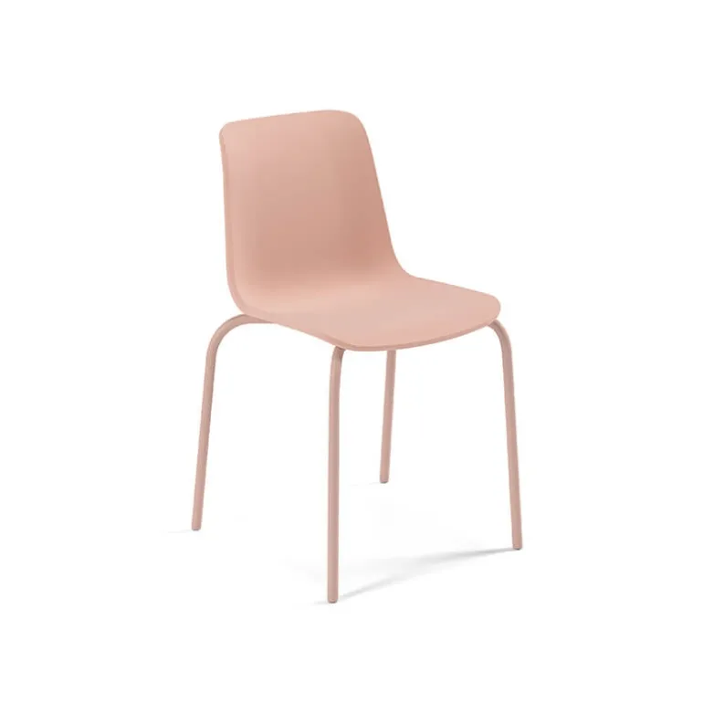 Paris Chaise empilable en polypropylène et métal