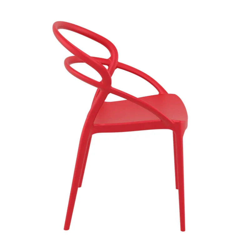Pia Chaise de jardin tendance empilable en polypropylène