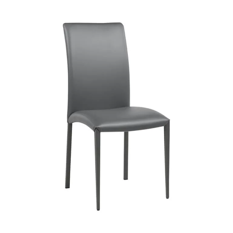 Roma Chaise contemporaine italienne dos matelassé