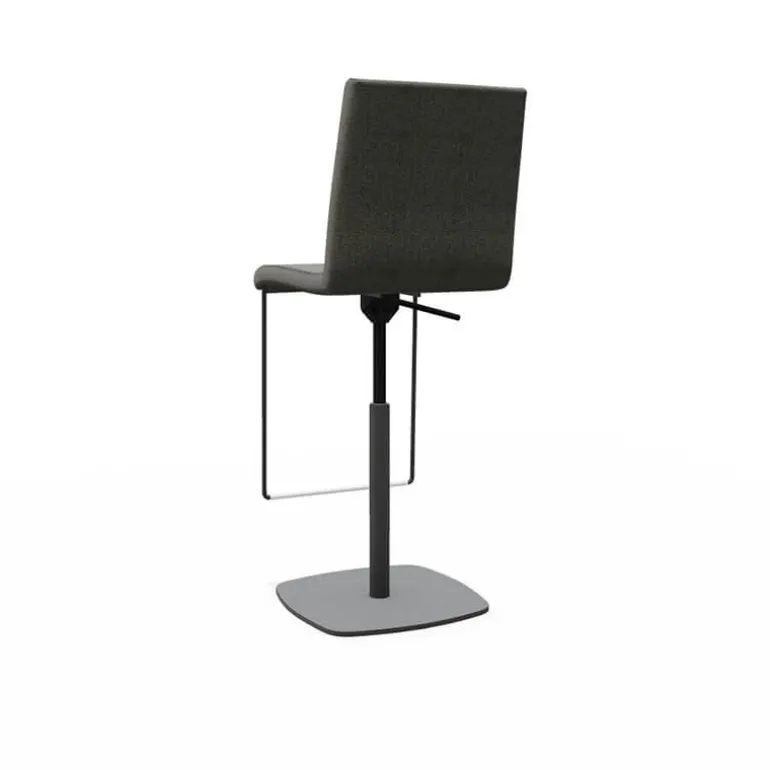 Sherpa Tabouret haut réglable et pivotant en tissu fabriqué en Belgique