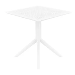Sky Petite table carrée en résine