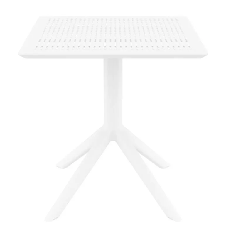 Sky Petite table carrée en résine