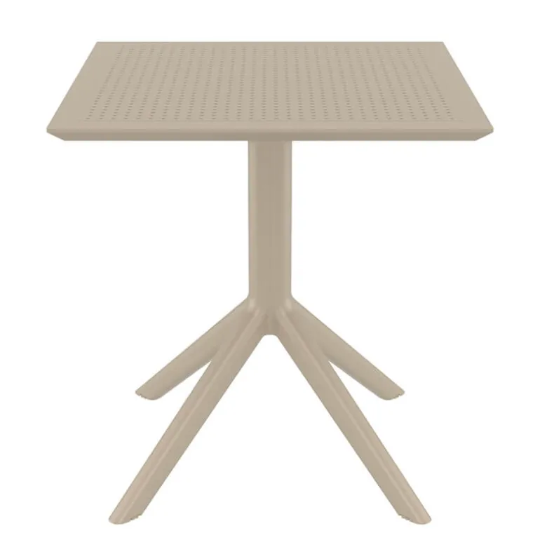 Sky Petite table carrée en résine