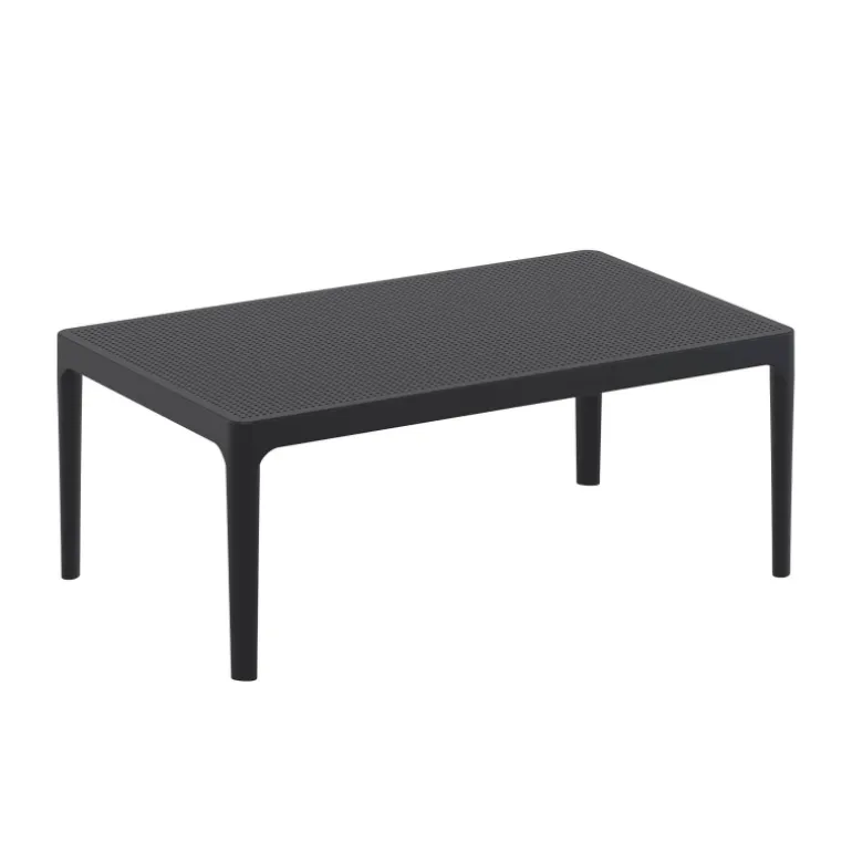 Sky Table basse de jardin rectangulaire en résine