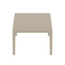 Sky Table basse de jardin rectangulaire en résine