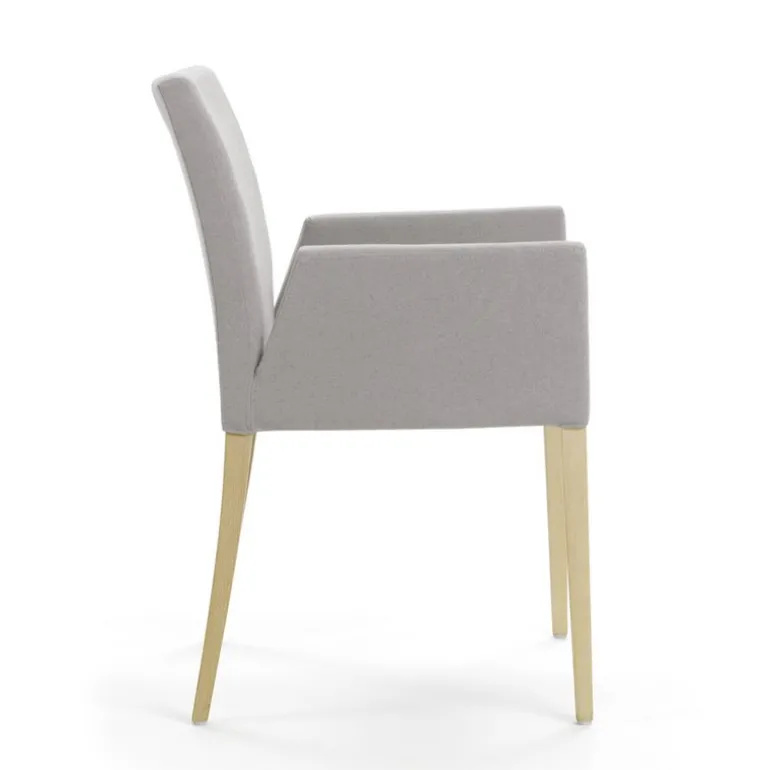 Slim Mobitec® Fauteuil cocooning en bois et tissu