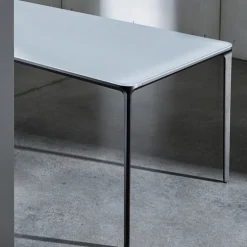 Slim Sovet® Table en verre design extensible