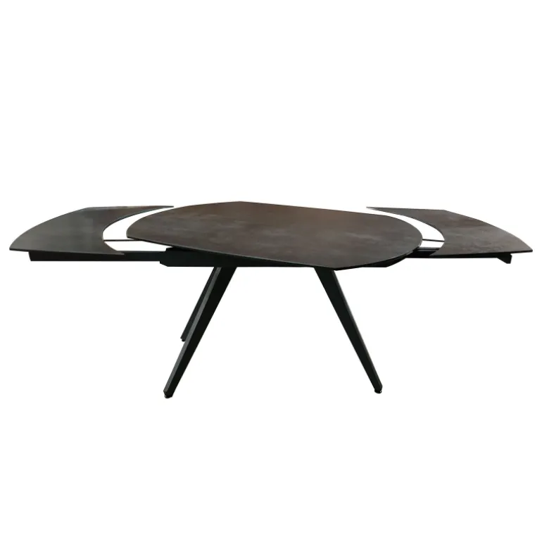 SofiaTable moderne extensible en céramique avec pieds en métal