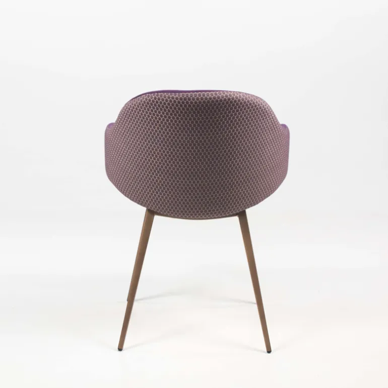 Sonny Midj® Fauteuil design bicolore en tissu et métal laqué